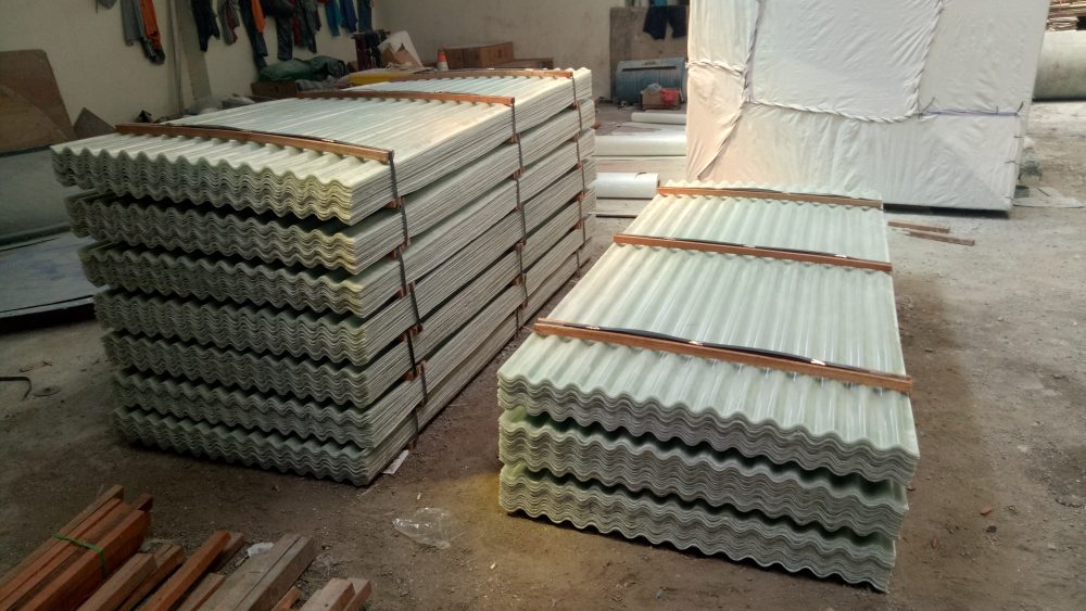 FRP ROOF AND GUTTER
